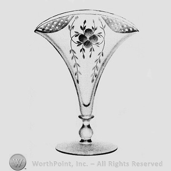 Fostoria Glass Pattern : 2385 Fan Vase