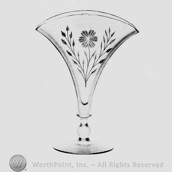 Fostoria Glass Pattern : 2385 Fan Vase