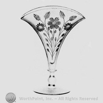 Fostoria Glass Pattern : 2385 Fan Vase