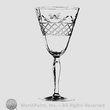 Fostoria Glass Pattern : Trellis