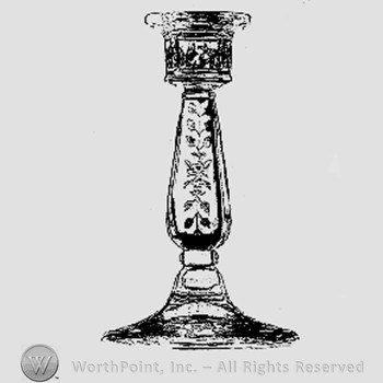 Fostoria Glass Pattern : No 2268 Candlestick