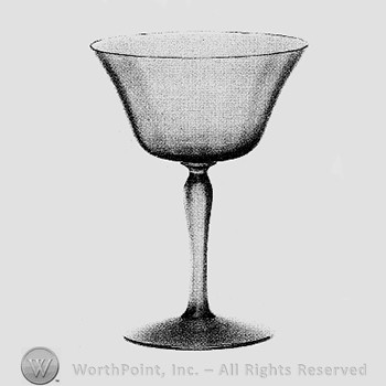 Fostoria Glass Pattern : No.5093 Saucer Champagne