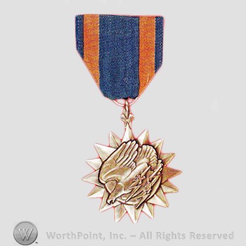 Military decoration : Air Medal.