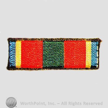 Military decoration : Reverse Special Commendation Ribbon.