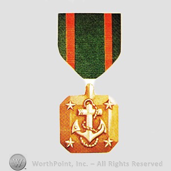 Military decoration : Navy Achievement Medal.