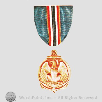 Military decoration : Meritorious Service Medal (Merchant Marine).