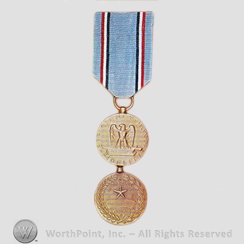Military decoration : Air Force Good Conduct Medal.