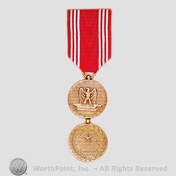 Military decoration : Army Good Conduct Medal.