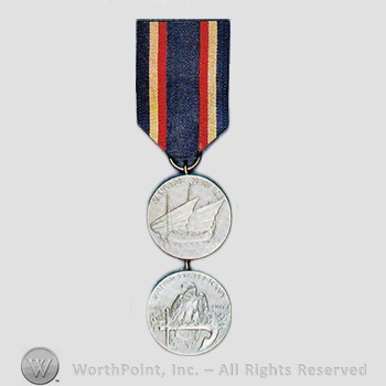 Military decoration : Yangtze Service Medal.