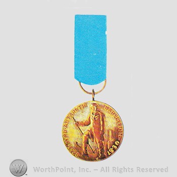 Military decoration : Byrd Antarctic Expedition Medal.