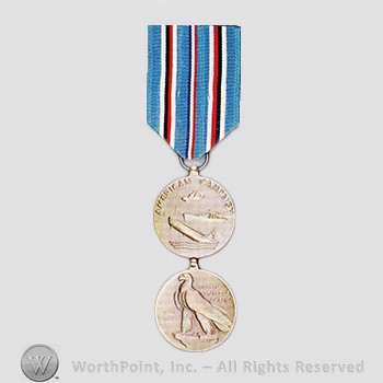 Military decoration : American Campaign Medal.