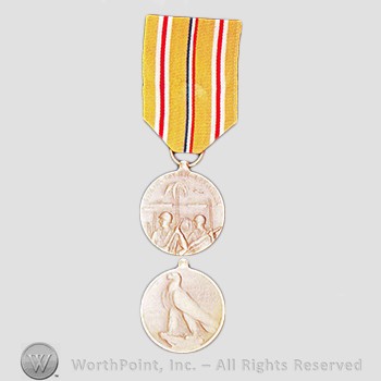 Military decoration : Asiatic-Pacific Campaign Medal.