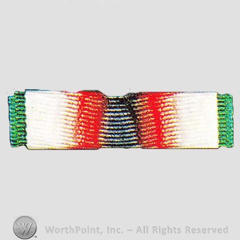 Military decoration : Merchant Marine Defense Bar.