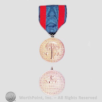 Military decoration : Army Philippine Campaign Medal.