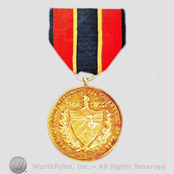 Military decoration : Army of Cuba Occupation Medal.