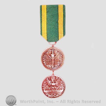 Military decoration : Spanish War Service Medal.