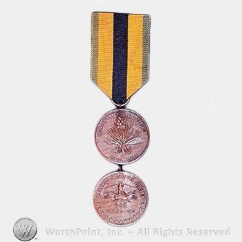 Military decoration : Army Mexican Service Medal.
