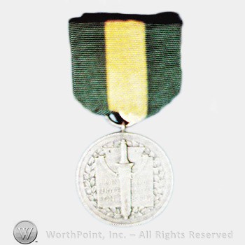 Military decoration : Mexican Border Service Medal.
