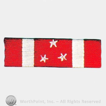 Military decoration : Philippine Defense Ribbon.