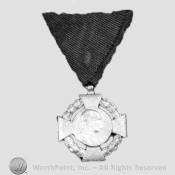 Order, medal or decoration : Jubilee Cross - military ribbon.
