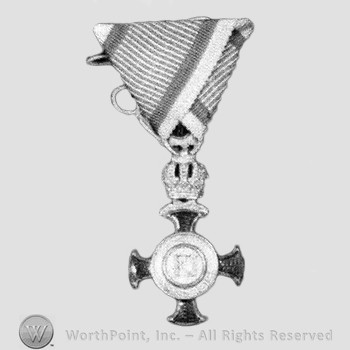 Order, medal or decoration : Golden Merit Cross.
