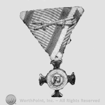 Order, medal or decoration : Silver Merit Cross.