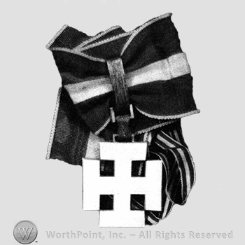 Honor Decoration for Merit of the Republic : Neck badge.