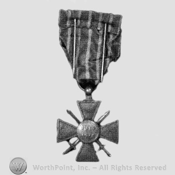 Order, medal or decoration : Croix de Guerre.