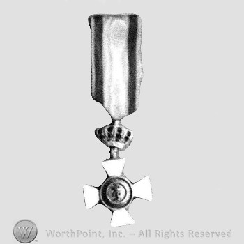 House & Merit Order of Duke Peter Frederick Louis : Knight's Cross I Class.
