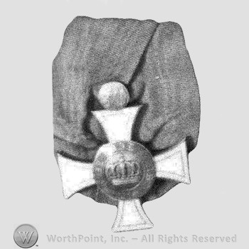Order of the Crown - Type II - large crown, III Class badge.