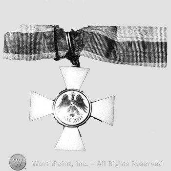 Red Eagle Order : II Class badge.