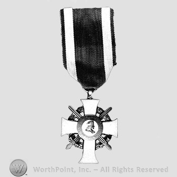 Albert Order Type II - Knight's Cross I Class with swords.