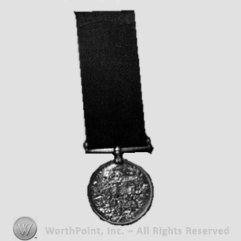Volunteer Force Long Service Medal : Victoria, British issue.