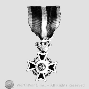 Order of the Crown of  Romania : Knight.