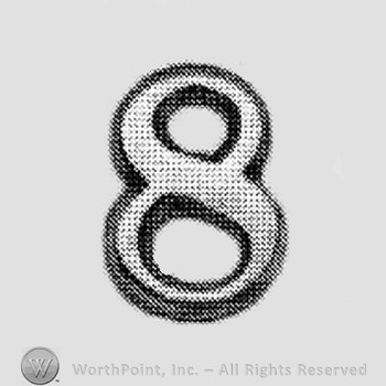 Insignia consisted of number 8.