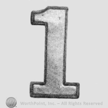 Insignia consisted of number 1.
