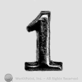 Insignia consisted of number 1.