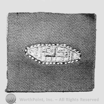 Insignia consisted of embroidered tank.
