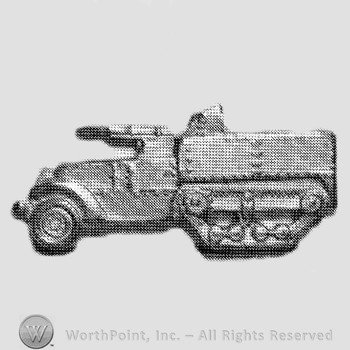 Insignia consisted of a tank.