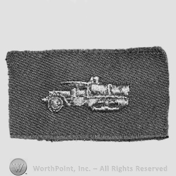 Insignia consisted of an embroidered tank.