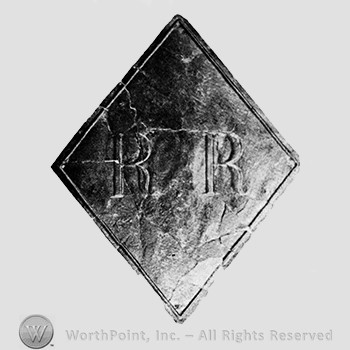 Insignia consisted of a brass diamond shaped plate with RR written on.