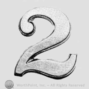 Insignia consisted of number 2.