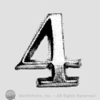 Insignia consisted of number 4.
