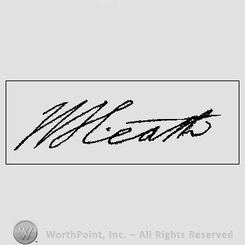 Autograph/Signature : Heath William.