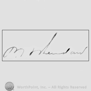 Autograph/Signature : Sheridan Philip H.