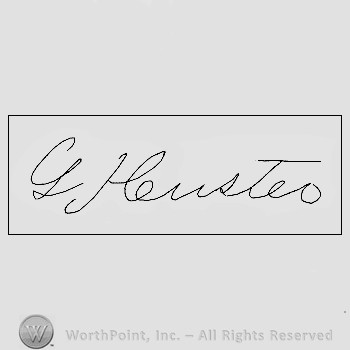 Autograph/Signature : Custer, George Armstrong.