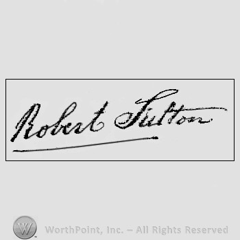 Autograph/Signature : Fulton Robert.