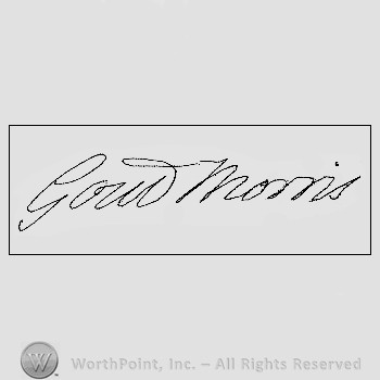 Autograph/Signature : Morris Gouverneur.