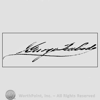 Autograph/Signature : Peabody George.