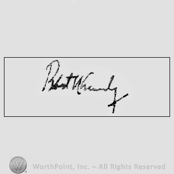 Autograph/Signature : Kennedy Robert.